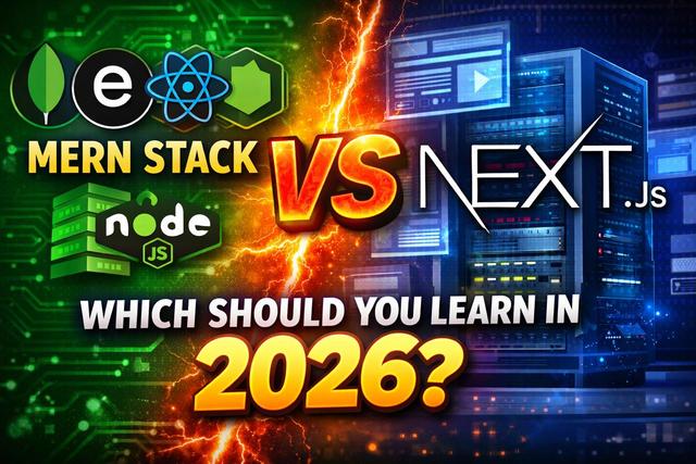 MERN vs Next.js Full-Stack: Which Should You Learn in 2026?