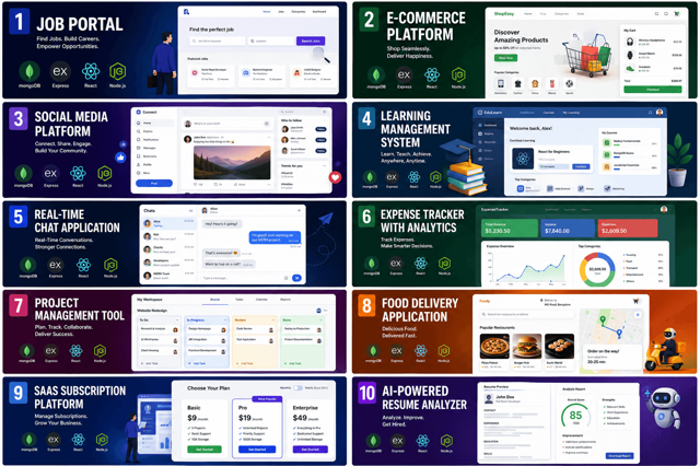 10 MERN Interview Projects That Got Developers Hired