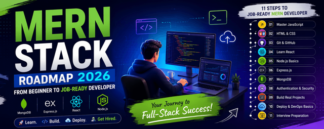 MERN Stack Roadmap 2026: From Beginner to Job-Ready Developer