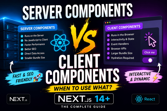 Server Components vs Client Components in Next.js Explained