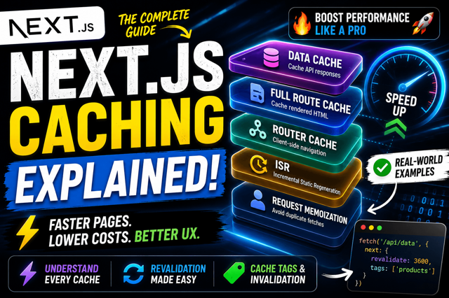 Next.js Caching Explained: The Complete Guide for Developers