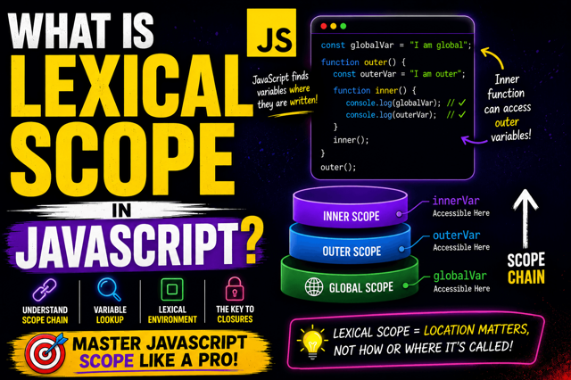 What Is Lexical Scope in JavaScript? Understanding How JavaScript Finds Variables