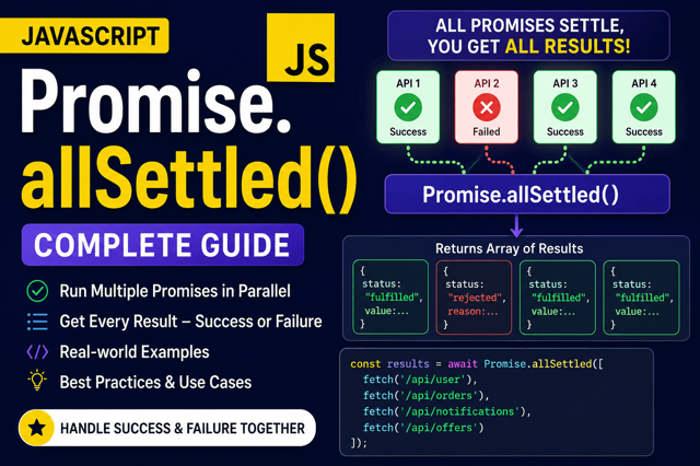 Promise.allSettled() in JavaScript: Complete Guide with Examples