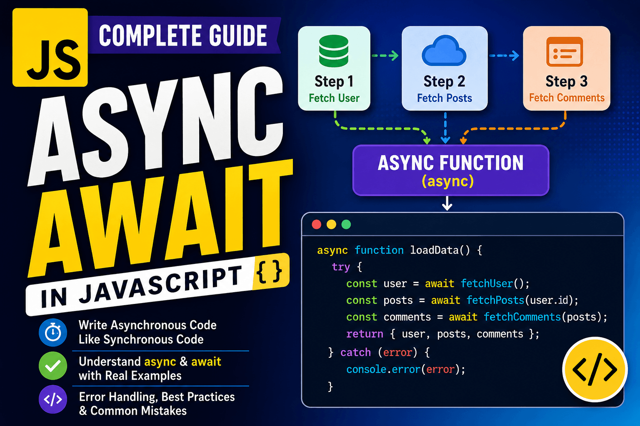 JavaScript Async/Await: The Complete Guide with Practical Examples